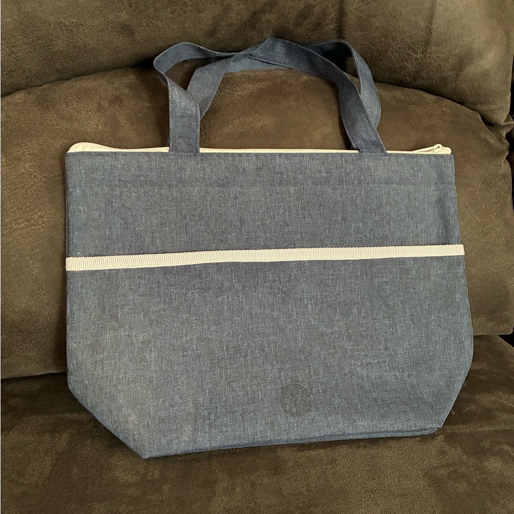 Blue Canvas Tote Bag Cooler